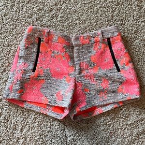 Anthropologie {Nomad} tweed floral shorts